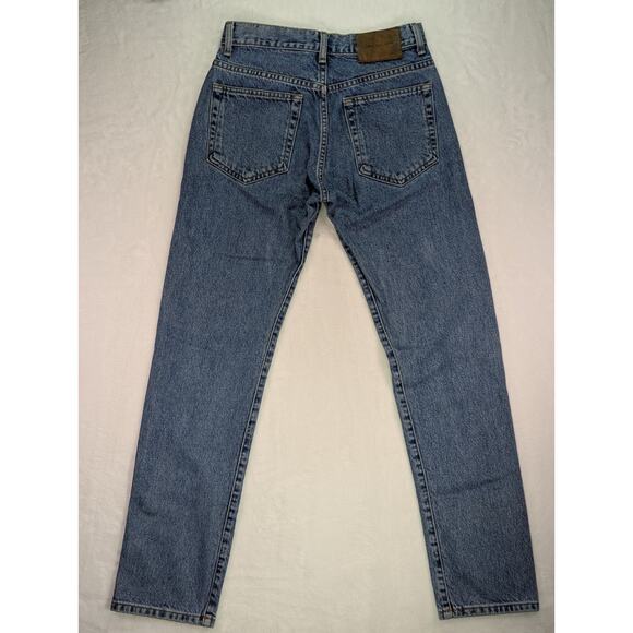 Calvin Klein Size 7 Ankle Jeans 100% Cotton Stone Wash High Rise VTG 90s - Picture 11 of 16
